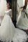Vintage Dreiviertel Länge Ärmeln Romantisches Legeres Brautkleid mit Knöpfen - Bild 1