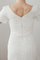 Etui Perlenbesetztes Brautmutterkleid mit Sweep Zug mit V-Ausschnitt - Bild 2