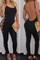 Ausschnitt Bodycon Scoop Elasthan Polyester Overall Einzigartig Club Kleider - Bild 1