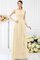 Enganliegendes Chiffon Anständiges Bodenlanges Brautjungfernkleid mit Perlen - Bild 6