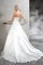 Satin Gericht Schleppe Duchesse-Linie Ärmelloses Brautkleid mit Reißverschluss - Bild 2