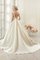Satin Duchesse-Linie Elegantes Sittsames Brautkleid aus Spitze - Bild 2