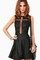 Mini Exquisit Polyester Party Kleid Nacht Stil Schwarz Sexy Club Kleider - Bild 5