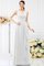 Enganliegendes Chiffon Anständiges Bodenlanges Brautjungfernkleid mit Perlen - Bild 29