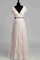 A-Line Plissiertes Romantisches Brautkleid mit Rüschen mit Schleife - Bild 1