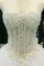 Ärmellos Duchesse-Linie Tüll Modisch Brautkleid mit Natürlicher Taille mit Perlen - Bild 4