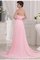 Chiffon A Linie Sweep train Prinzessin Ballkleid mit Applikation - Bild 2