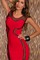 Ausschnitt Elegant Polyester Juwel Damen Bodycon Club Kleider - Bild 1