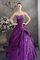 Pick-Ups Herz-Ausschnitt Partykleid mit Applike mit Stickerei - Bild 1