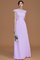 Reißverschluss Chiffon A-Line Normale Taille Brautjungfernkleid mit Bordüre - Bild 25