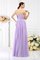 Prinzessin Chiffon A-Line Trägerloser Ausschnitt Brautjungfernkleid mit Gürtel - Bild 30