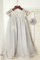 Prinzessin Chiffon A-Linie Bodenlanges Blumenmädchenkleid mit Reißverschluss - Bild 2