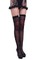 Knie Sockings Sexy Schwarz Fabelhaft Strumpfhalter - Bild 1