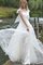 Etui Kurze Ärmeln Natürliche Taile Juwel Ausschnitt Schlichtes Brautkleid - Bild 1