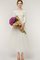 Tüll A-Line Perlenbesetztes Juwel Ausschnitt Brautkleid mit Knöpfen - Bild 1