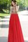 Empire Empire Taille Nackenband Bodenlanges Ballkleid mit Applike - Bild 1