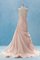 A-Line Gerüschtes Keine Taille Romantisches Brautkleid mit Mehrschichtigen Rüsche - Bild 2