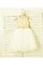 Ärmelloses Schaufel-Ausschnitt Tüll Normale Taille Prinzessin Blumenmädchenkleid - Bild 2