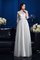 A-Line Prinzessin Anständiges Brautmutterkleid mit Reißverschluss mit Applike - Bild 6