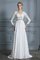 A linie Träumer Natürliche Taile Prinzessin V-Ausschnitt Brautkleid mit Bordüre - Bild 3