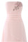 A-Line Normale Taille Chiffon Knöchellanges Modern Abendkleid mit Kristall Blumenbrosche - Bild 2
