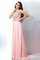 Normale Taille Sweep train Chiffon Sittsames Ballkleid ohne Ärmeln - Bild 6
