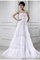 Gericht Schleppe Trägerlos Anständiges Brautkleid mit Applike mit Empire Taille - Bild 1