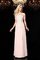 Chiffon Kurze Ärmeln Reißverschluss Prinzessin Bodenlanges Ballkleid - Bild 4