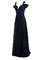 A-Line Plissiertes Reißverschluss Exklusive Langes Abendkleid mit Empire Taille - Bild 4