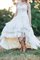 Spitze Ärmellos Luxus Brautkleid mit Herz-Ausschnitt mit Blume - Bild 2