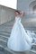 Ärmelloses Duchesse-Linie Herz-Ausschnitt Sittsames Brautkleid mit Bordüre - Bild 1
