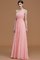 One Schulter Reißverschluss Chiffon Prinzessin Brautjungfernkleid ohne Ärmeln - Bild 27