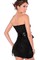 Damen Minikleid Trägerlos Sexy Polyester Club Kleider - Bild 2