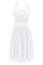 A-Line Natürliche Taile Reißverschluss Mini Brautjungfernkleid mit Plissierungen - Bild 2