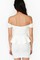 Elasthan Kleid Damen Off-the-Schulter Sexy Polyester Bodycon Club Kleider - Bild 2