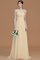 Reißverschluss Prinzessin Sweep train A-Linie Perlenbesetztes Brautjungfernkleid - Bild 12