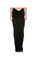 Elasthan Schwarz Detail Bodycon Maxi Polyester Rock Falten Club Kleider - Bild 2