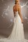 A-Line Tüll Perlenbesetztes Herz-Ausschnitt Brautkleid mit Applike - Bild 2