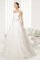Ewiges Outdoor Natürliche Taile Brautkleid mit Falte Mieder mit Reißverschluss - Bild 1