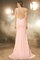 Meerjungfrau Stil Juwel Ausschnitt kurze Ärmeln Abendkleid mit Perlen - Bild 2