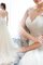 A-Linie Prinzessin Normale Taille Faszinierend Brautkleid mit Applikation mit Bordüre - Bild 2