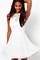 Elegant Polyester Beiläufig Ausschnitt Juwel Damen Club Kleider - Bild 1