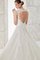 Zeitloses Ärmellos Sweep Zug Brautkleid aus Spitze mit Applikation - Bild 2