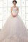 Luxus Bodenlanges Brautkleid mit Rücken Schnürung mit Perlen - Bild 2
