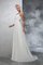 Prinzessin a linie Anständiges Brautkleid mit Empire Taille mit V-Ausschnitt - Bild 3