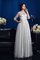 A-Line Prinzessin Anständiges Brautmutterkleid mit Reißverschluss mit Applike - Bild 1