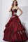 Duchesse-Linie Ärmelloses Anständiges Partykleid aus Taft mit Rücken Schnürung - Bild 1