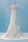 A-Linie Elegantes Formelles Anständiges Brautkleid mit Gürtel - Bild 2