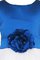 A-Line Duchesse-Linie Kurze Ärmeln Blumenmädchenkleid aus Tüll mit Gekappten Ärmeln - Bild 2