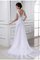 Perlenbesetztes Prinzessin Gericht Schleppe Brautkleid mit Empire Taille mit Applike - Bild 2